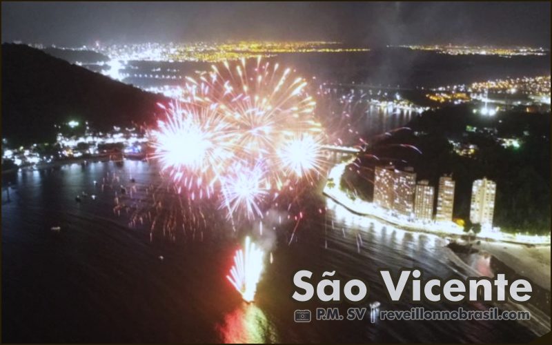 São Vicente Réveillon no litoral paulista - Réveillon no Brasil
