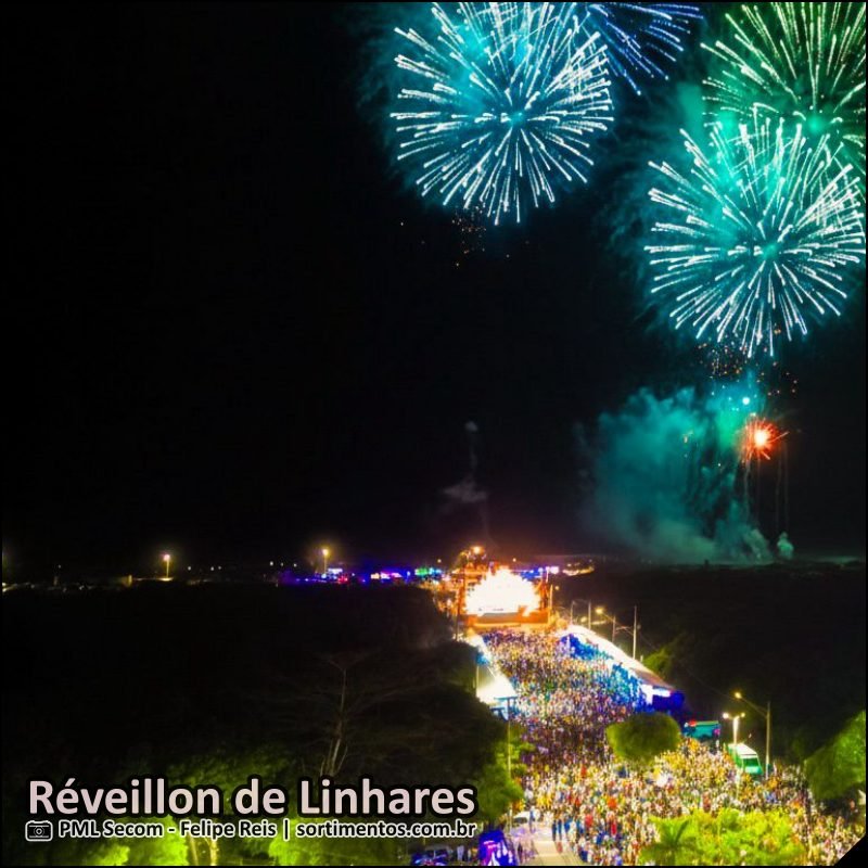 Linhares Réveillon 2026 : virada de ano nas parais do Pontal do Ipiranga, Regência e Povoação - Sortimentos Réveillon