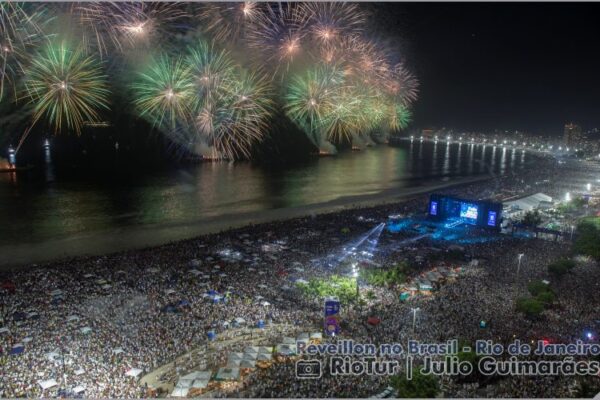 Praia de Copacabana Reveillon no Rio de Janeiro Sortimento Reveillon no Brasil