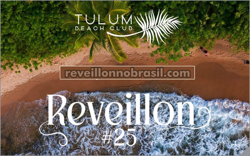 Tulum Réveillon 2025 em Maraú : festa na virada de ano no litoral baiano