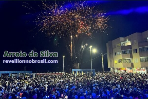 Arroio do Silva Réveillon 2025 no litoral de Santa Catarina : atrações musicais e show pirotécnico na virada de ano