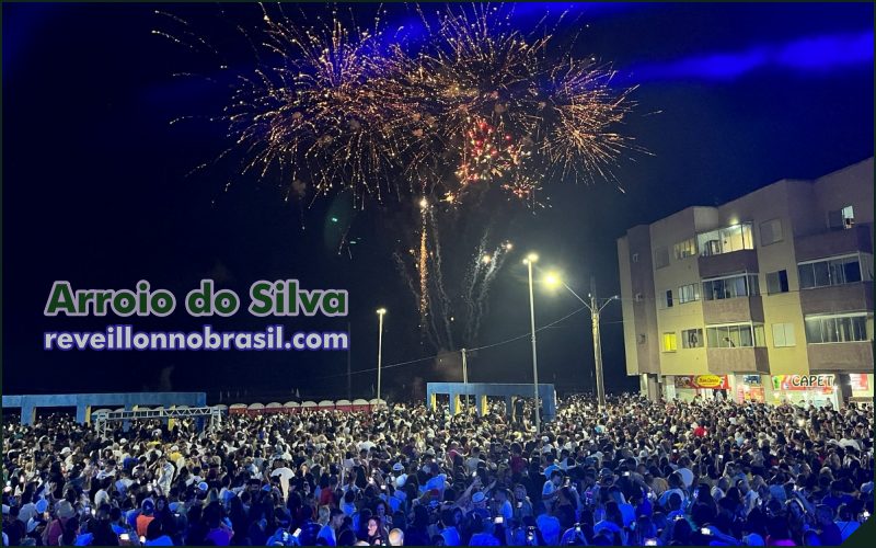 Arroio do Silva Réveillon 2025 no litoral de Santa Catarina : atrações musicais e show pirotécnico na virada de ano