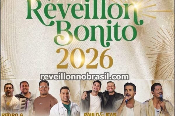 Shows Réveillon 2026 de Bonito na Praça da Liberdade : programação virada de ano em Bonito no Mato Grosso do Sul