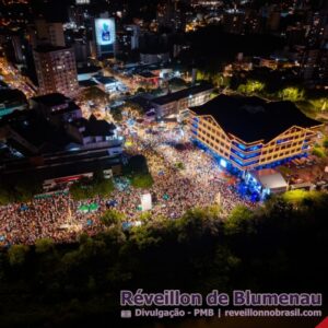 Blumenau Réveillon 2026 : show da virada terá Turma do Pagode e espetáculo de fogos de artifícios