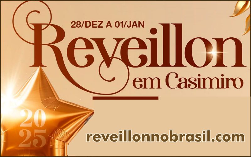 Casimiro de Abreu Réveillon 2025 : shows na Praça Feliciano Sodré, na Praça As Primaveras e no Praião de Barra de São João