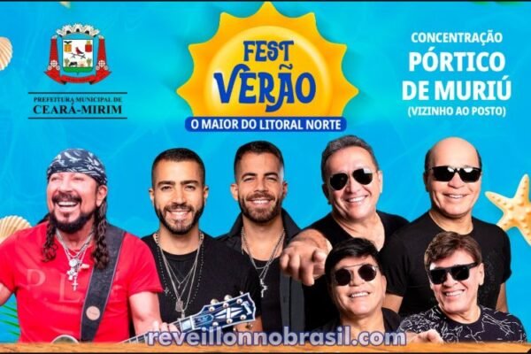 Ceará-Mirim Réveillon 2025 na Praia de Muriú : shows na virada de ano