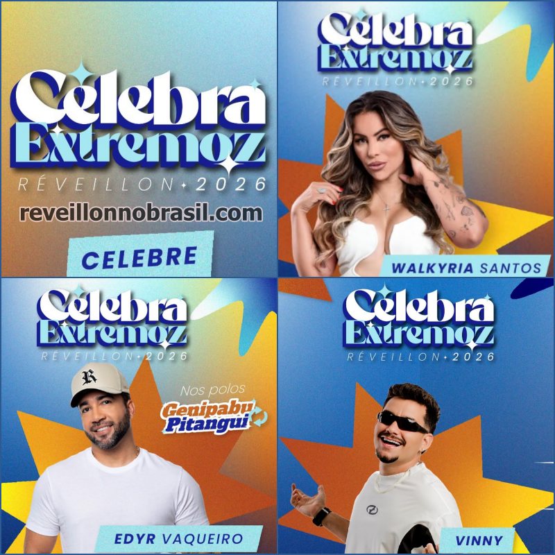 Réveillon 2026 de Extremoz no Rio Grande do Norte : shows na virada de ano na praia de Pitangui e no Polo Genipabu