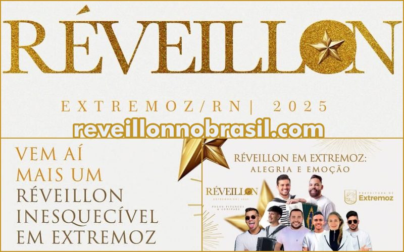 Extremoz Réveillon 2025 no Rio Grande do Norte : shows na virada de ano no Polo Genipabu e Polo Pitangui