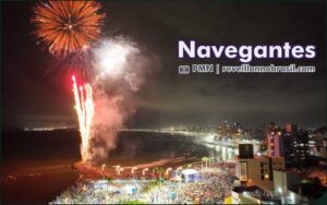 Navegantes Réveillon 2026 em Santa Catarina : shows e queima de fogos na Praia do Pontal e na Praia do Gravatá - Sortimentos Virada de Ano