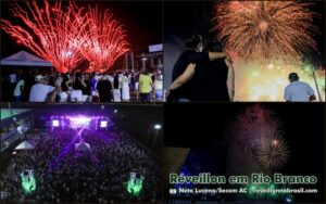 Réveillon da Família no estacionamento do Estádio Arena da Floresta em Rio Branco