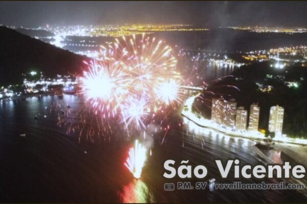 São Vicente Réveillon 2025, no litoral de São Paulo, terá queima de fogos na Orla do Gonzaguinha e Lagoa do Quarentenário