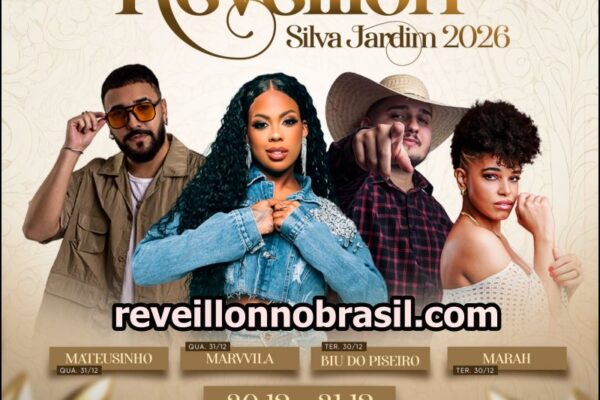 Silva Jardim Réveillon 2026 no Rio de Janeiro - Shows Réveillon de Solva Jardim - Sortimentos Virada de Ano