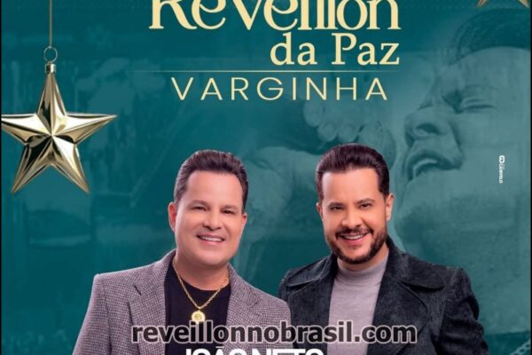 Réveillon da Paz 2026 em Varginha terá show da dupla João Neto & Frederico no Novo Centro de Eventos