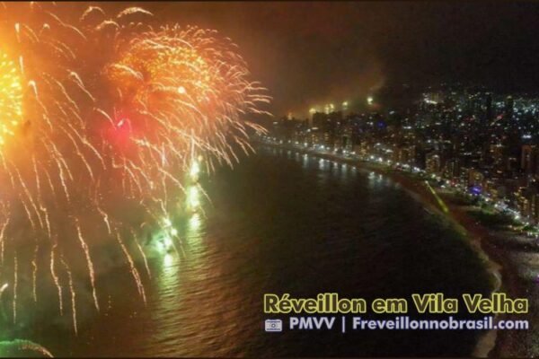 Vila Velha Réveillon 2025 : virada de ano terá 14 minutos de fogos, 8 torres com iluminação e DJ's