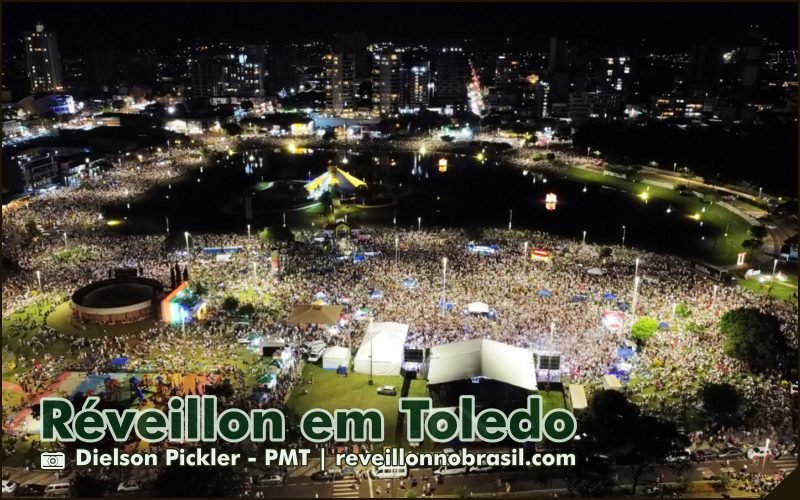 Réveillon em Toledo no Parque Ecológico Diva Paim Barth