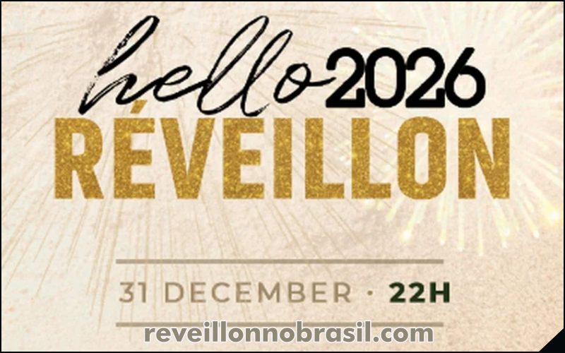 Réveillon Hello 2026 no Folha beach Club na Praia de Jurerê Internacional em Florianópolis