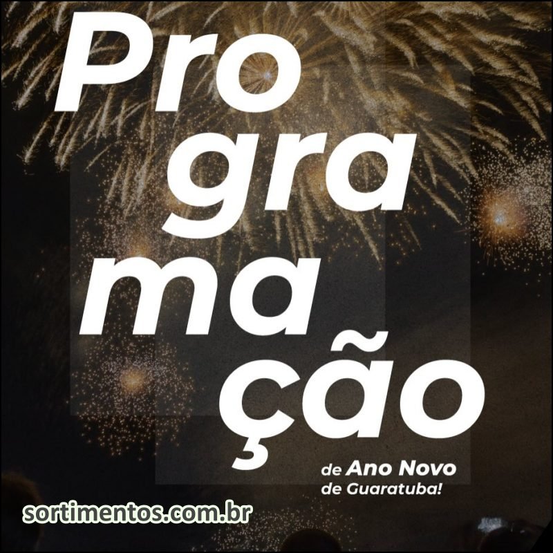 Programação Réveillon 2026 de Guaratuba no litoral paranaense : queima de fogos e shows na virada de ano