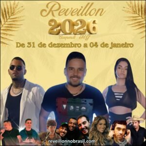 Programação Réveillon 2026 de Foz do Iguaçu no Paraná traz 5 dias de atrações na Praça da Paz