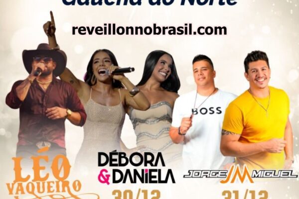 Gaúcha do Norte Réveillon 2026. Shows Réveillon de Gaúcha do Norte - sortimentos virada de ano
