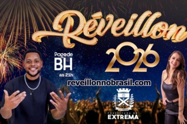 Réveillon de Extrema em Minas Gerais : shows na virada de ano no Parque Municipal de Eventos - Sortimentos Virada de Ano