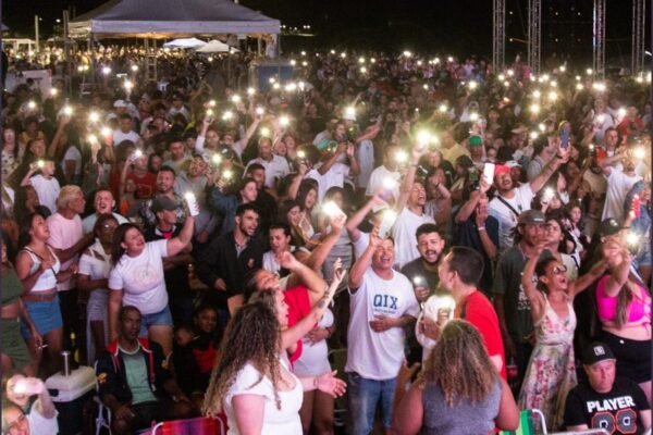 Shows Réveillon 2026 na Praia do Laranjal em Pelotas : programação de virada de ano na Praia do Laranjal