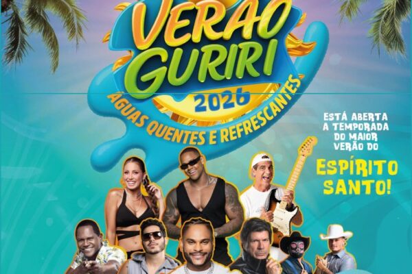 Shows Praia de Guriri Réveillon 2026 em São Mateus no litoral do Espírito Santo - Shows Praia de Guriri no Verão 2026